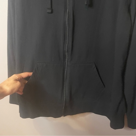 Envy Unisex Black Upcycled Kiss Zip Up Hoodie Size 3X - Picture 2 of 5